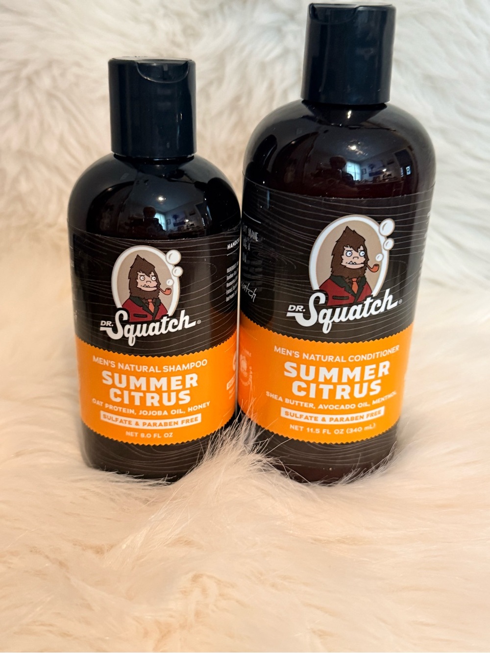 Dr.Squatch Summer Citrus Men's Shampoo & Conditioner set